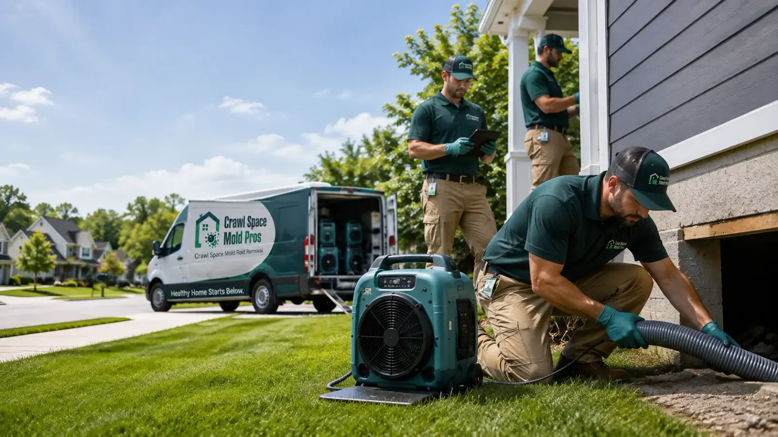 Crawl Space Mold Removal in Junedale, PA